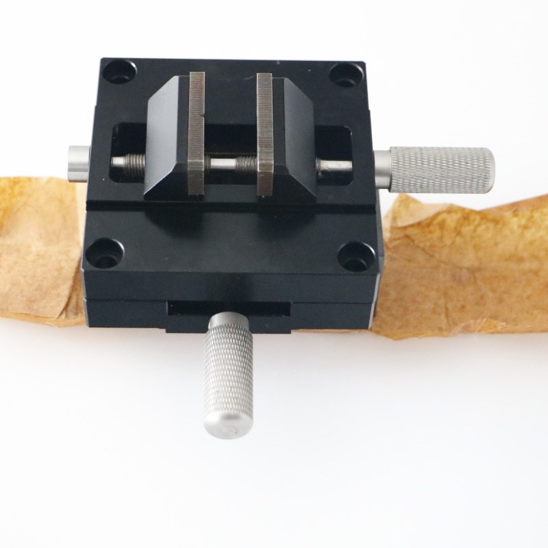 4mm显微薄片夹紧装置76号大开口精密平口钳 线切割维氏硬度计夹具