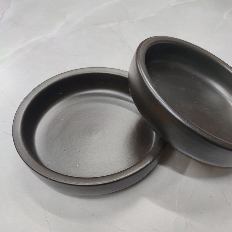 韩式石锅拌饭鸡蛋盘耐高温干烧陶瓷锅烤箱家用商用锅米村拌饭锅