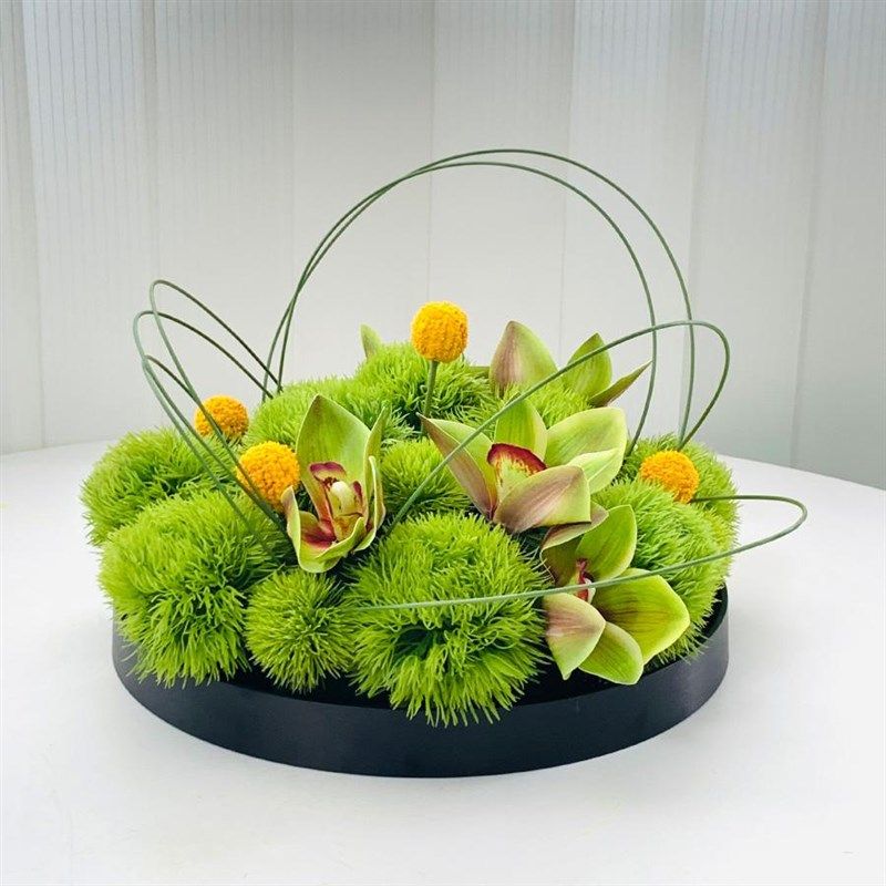 酒店餐桌花摆花h彷真花大圆桌转盘中间摆件高端简约素雅装饰品插,家居饰品,餐桌花艺,淘宝优惠券,粉丝福利购,淘宝优惠卷