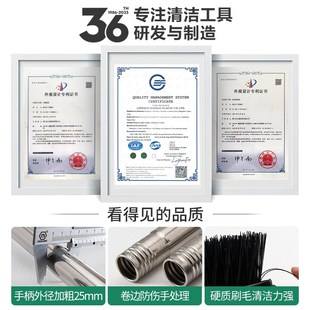 大号长柄地板刷子 厕所刷工厂地毯刷瓷砖洗地刷硬毛洁刷