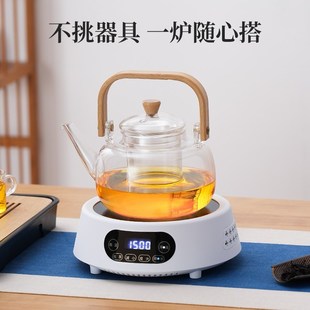 电陶炉煮茶器家用玻璃壶小型烧水泡茶炉养生茶电热炉茶壶电磁保温