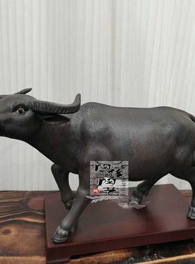 陶瓷工艺品 石湾公仔 水牛 生肖