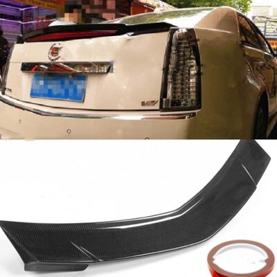 适用凯迪拉克08 12 CTS CTSV碳纤维尾翼后扰流板顶翼车顶压翼扰流