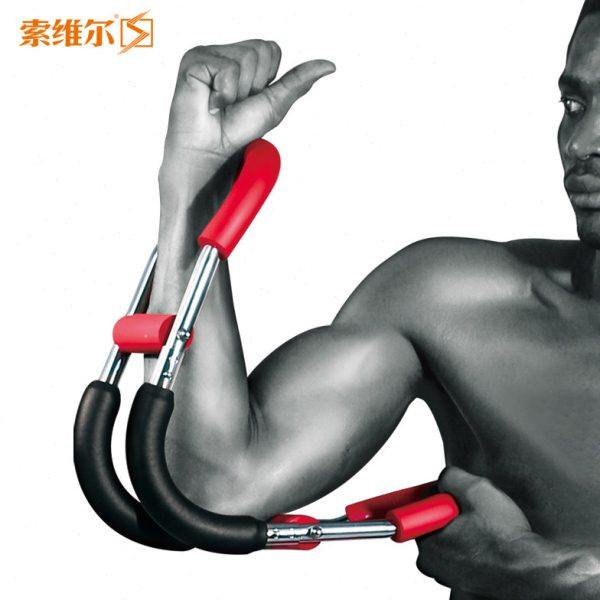 家用30kg臂力器40kg臂力棒50公斤握力棒60男士扩胸肌健身训练器材