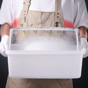 酒吧灵魂超大号易清洗制冰盒大冰块盒带盖冷冻盒无异味存放冷藏盒