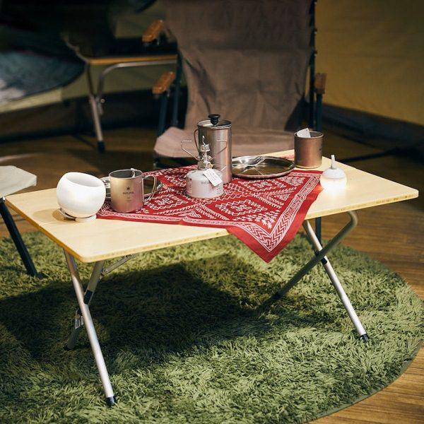 户外露营快速竹制折桌40便携式可折叠桌 野营桌