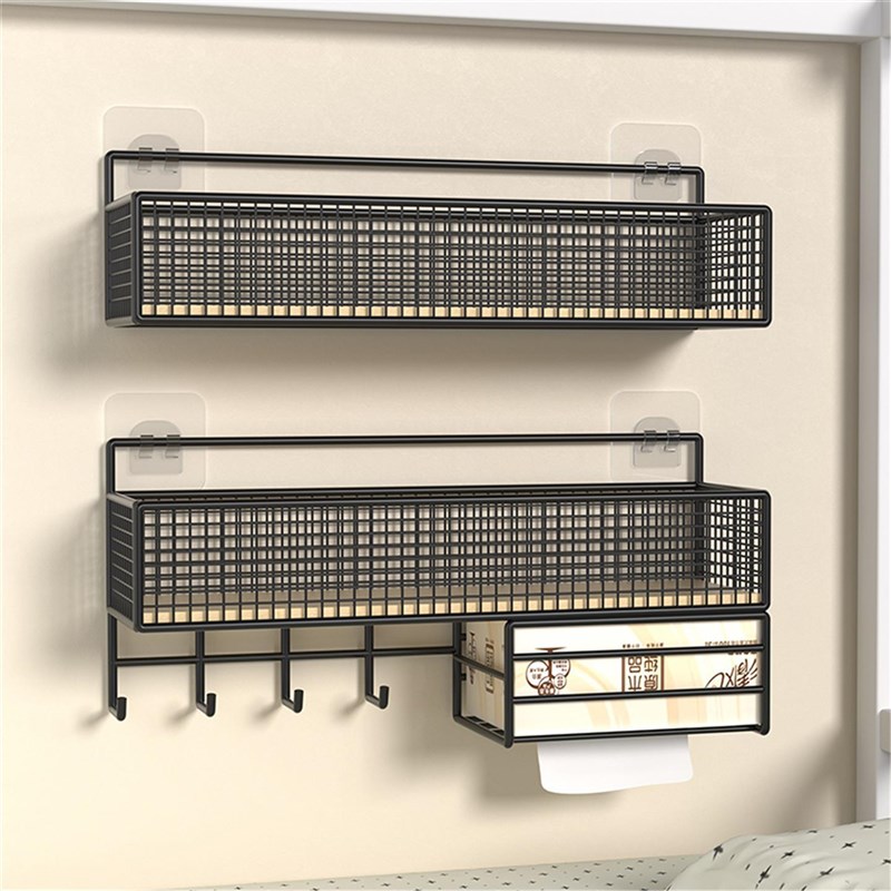 厨房卫生a间厕所宿舍寝室挂靠篮桌下收纳架置物架挂篮免打孔大容