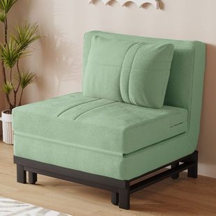 新款 沙发床两用单双人1米5沙发办公室午休午睡懒人折叠床简约布艺