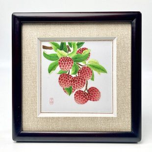 广绣粤绣广州特色礼品 岭南广府文化纯手工刺绣挂件摆件