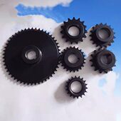 包邮 牧草秸秆华德打捆机链轮捆草机配件涨紧链轮14 22齿