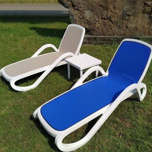 户外躺椅阳台酒店别墅现代风庭院室外游泳池躺床花园防水沙滩椅