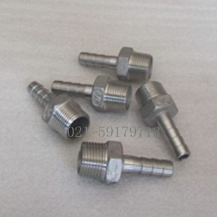 304宝塔外丝直通终端3 软管接头 8x8mm 皮管接头 不锈钢水管接头