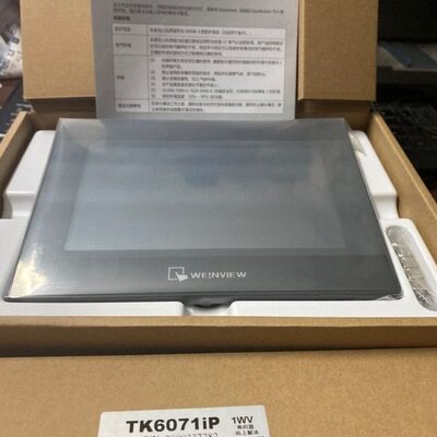 威纶通触摸屏TK6072IP配PLC线 人机界面  7寸彩屏  开孔192*138mm