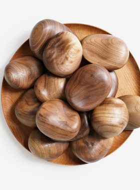 木墨MUMO 黑胡桃木鹅卵石