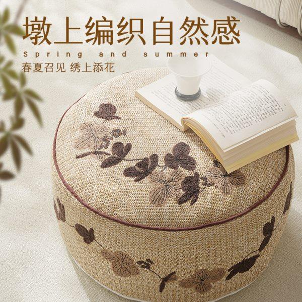 夏季客厅坐墩阳台蒲团可拆洗飘窗懒人沙发法式榻榻米坐垫地毯座垫,居家布艺,蒲团,淘宝优惠券,粉丝福利购,淘宝优惠卷