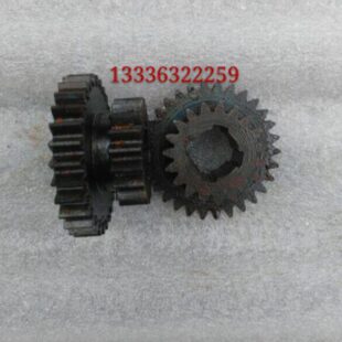 ZX7550C钻铣床变速箱05走刀器双连齿轮19 30齿 50F 山东滕州ZX50C