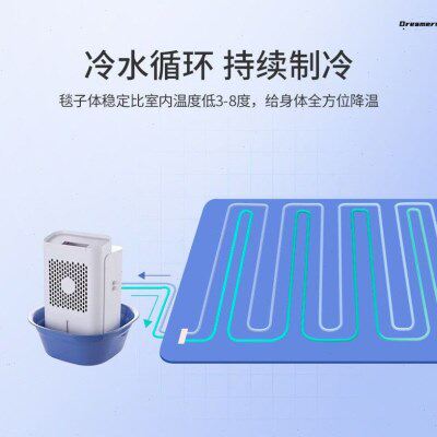 制冷电冷毯夏天空调扇水冷床垫宿舍工地水循环半导体制冷毯水凉