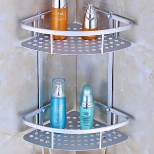 淋浴房三角形置物架浴室角落三脚架卫生间洗澡间厕所用品用具壁挂