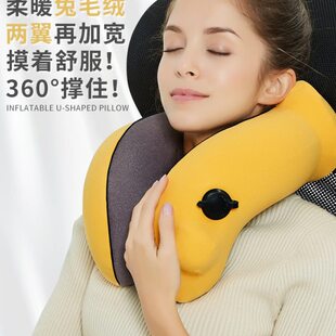 u型枕脖子护颈枕颈椎旅行枕睡觉便携长途飞机神器午睡u形枕头
