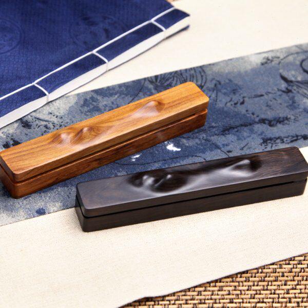 红木线香盒山峦便携式香炉家用室内檀香炉香薰炉茶道香道礼佛用品