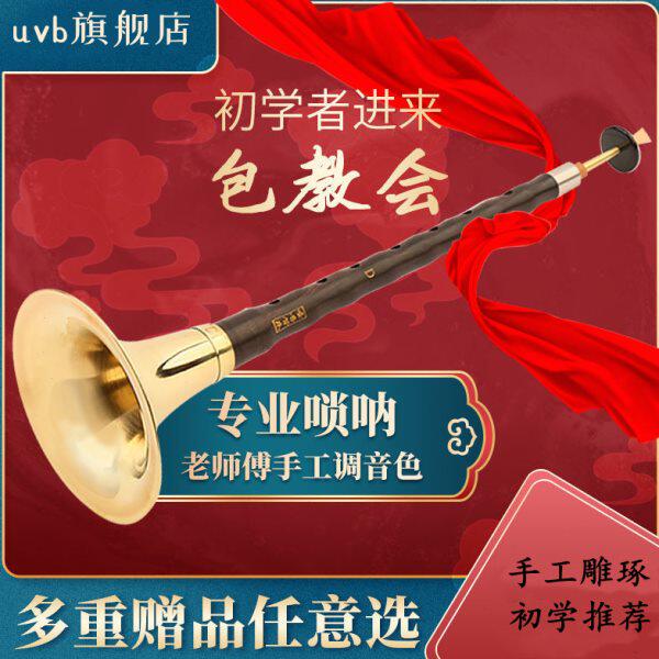 唢呐乐器初学者入门全套吹喇叭大锁啦乐器小琐呐d调降b调民间唢呐