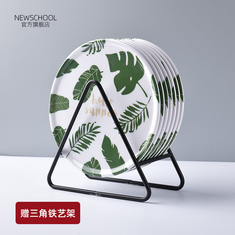 仿瓷隔热垫防热餐桌垫子萌物绿植耐热防烫锅垫家用碗垫菜垫盘子垫