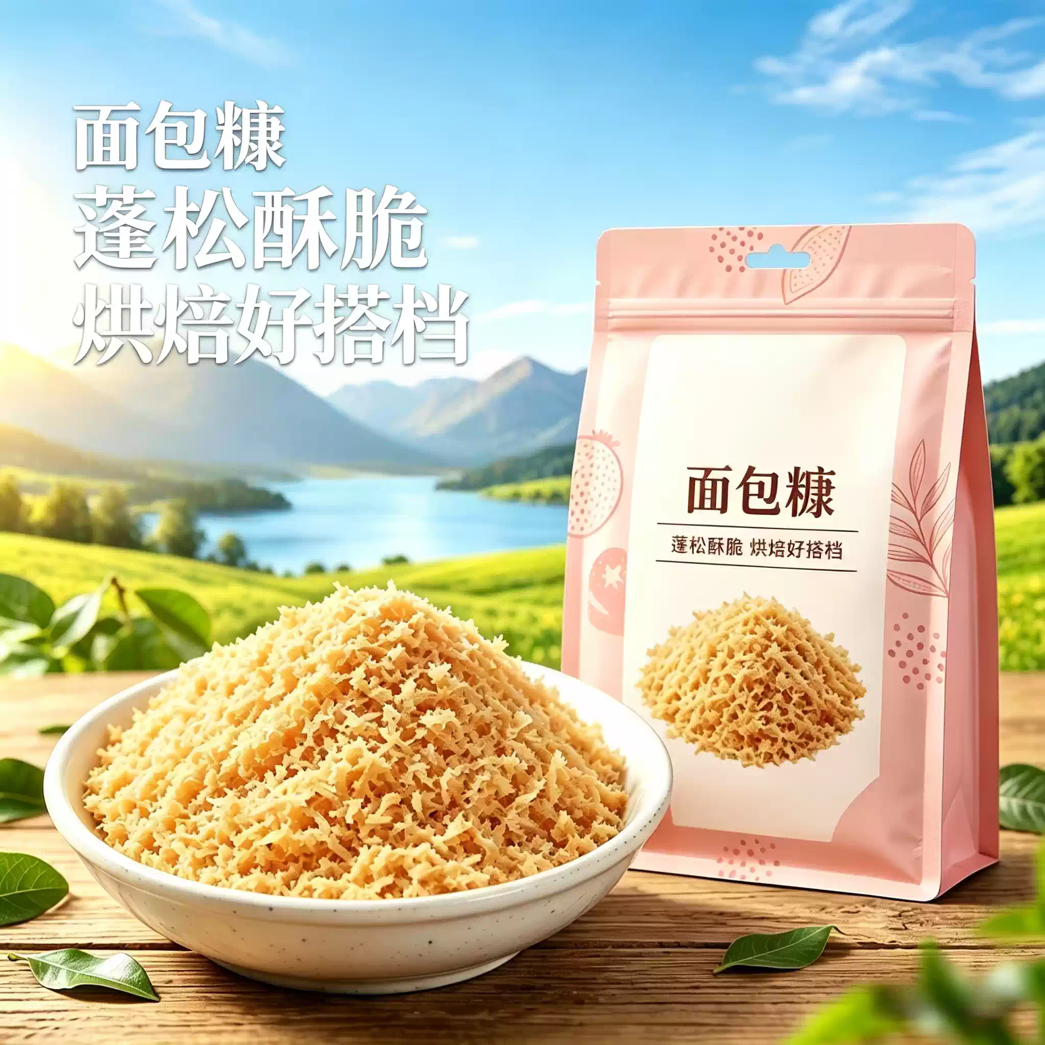 农科院面包糠正品黄金面包糠批发炸鸡腿炸南瓜饼脆皮粉香酥炸鸡粉