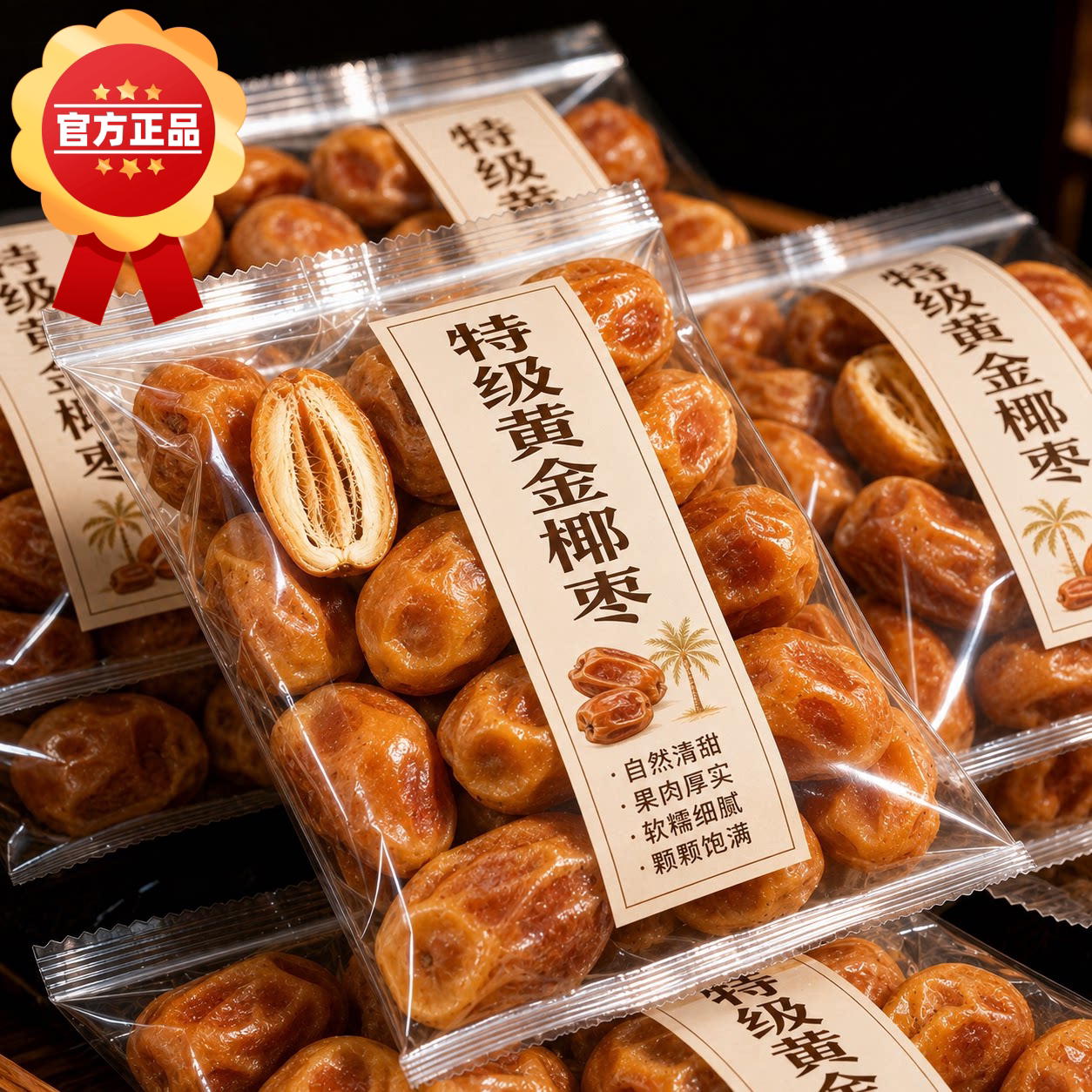 特大黄金椰枣免洗新疆特产新鲜蜜枣天大黑椰枣干果儿童孕妇可食用