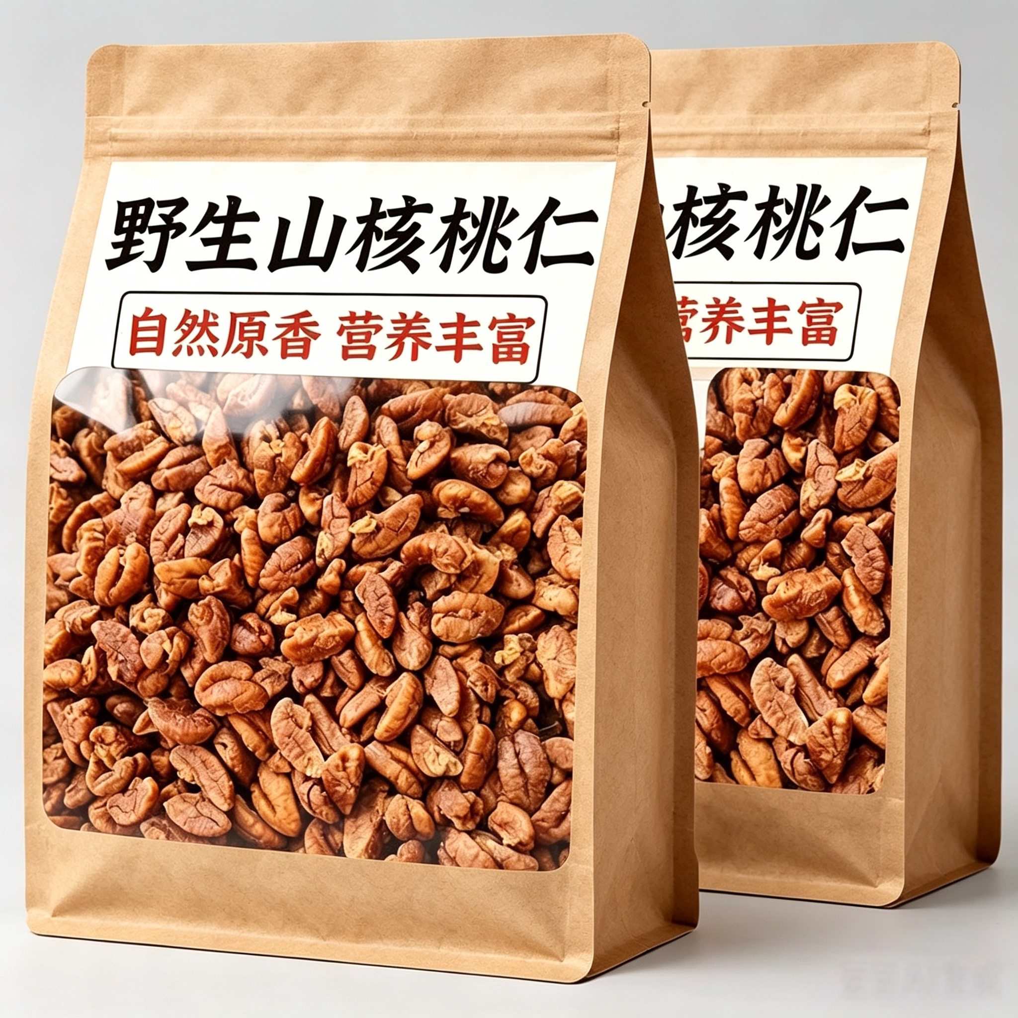 【央妈精选】野生特级核桃仁特产山核桃仁酥脆坚果零食年货礼盒