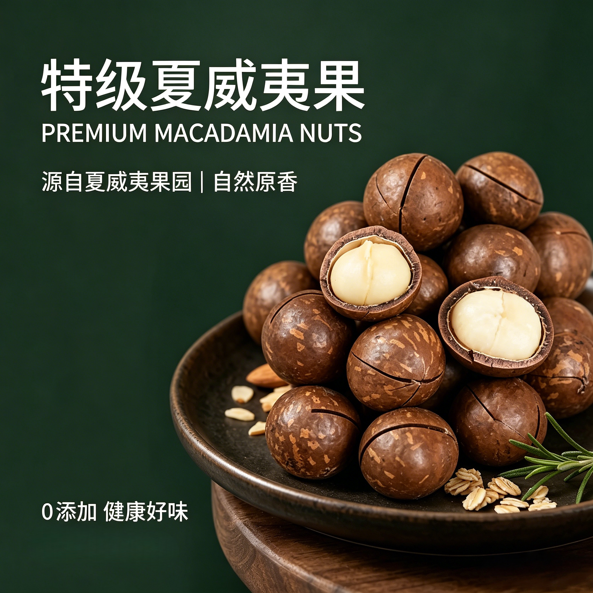 夏威夷果坚果批发罐装零食500g整箱干果散装果仁袋装奶油味解馋