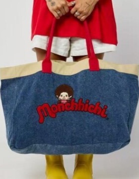 新款蒙奇奇卡通日常通勤休闲简约大容量短途旅行袋