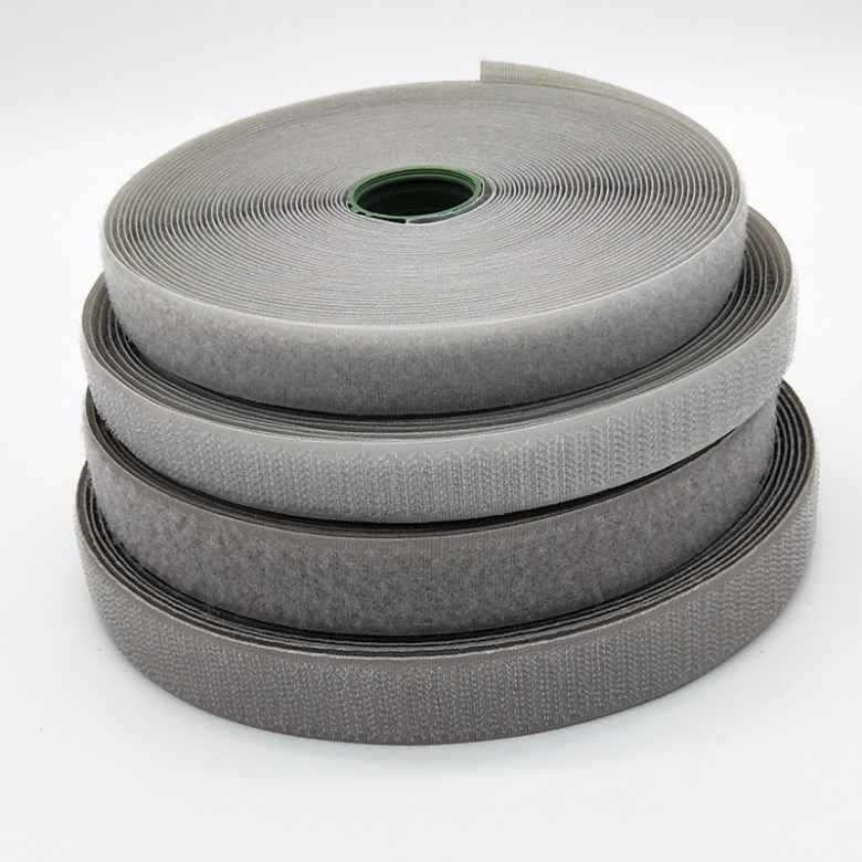 灰色彩色无背胶魔术贴粘扣子母贴衣服鞋子自粘带尼龙搭扣毛刺粘条