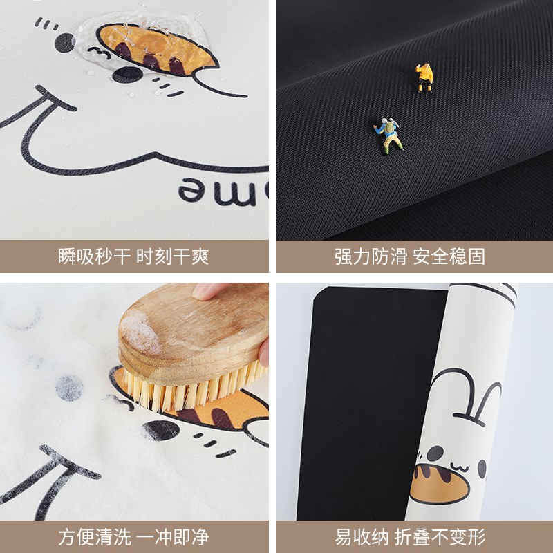 咖啡机沥水垫厨房台面吸水硅藻泥软垫碗盘隔热垫卫生间洗漱台杯垫