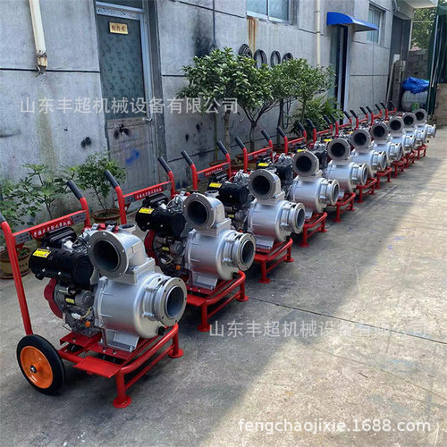 手推柴油水泵 涝排抽水机携带方便 手推便捷式抽水泵大吸力