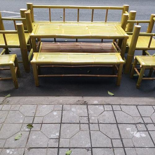 楠竹成套三人 单人 茶几组合 茶室 民宿 会议室 酒店成套沙发茶几