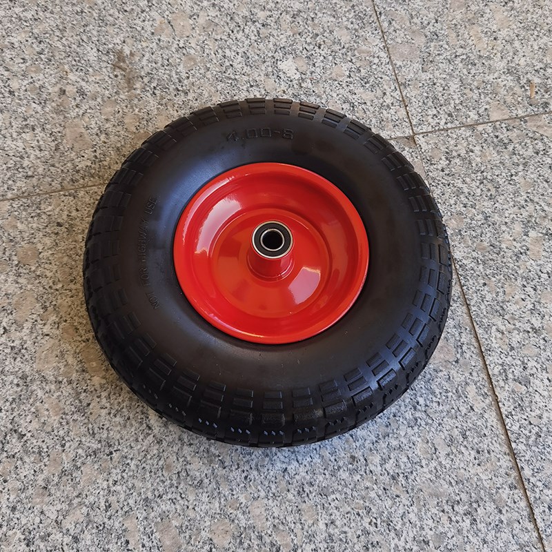 农用独轮车手推车斗车轮胎轴承车轴气态轮实心轮内外胎车斗配件