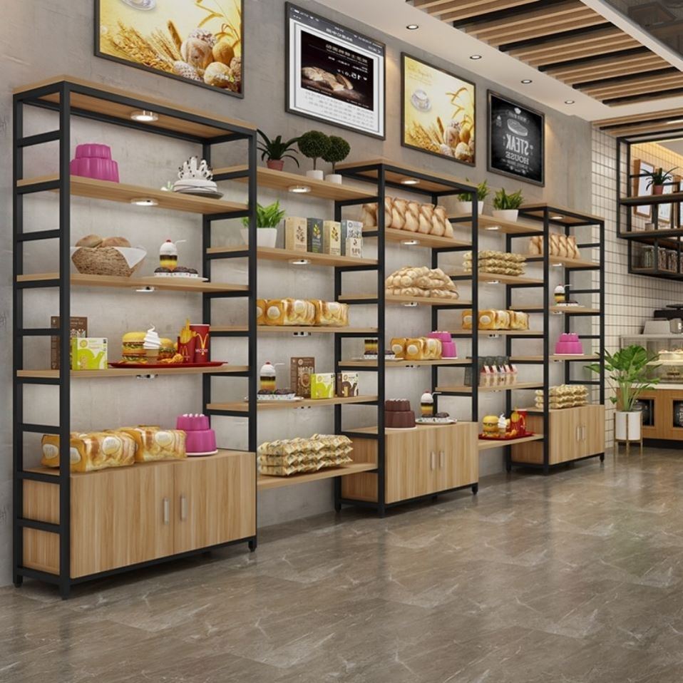 面包柜展示柜中岛柜面包架蛋糕架面包展示柜超市货架零食架置物架