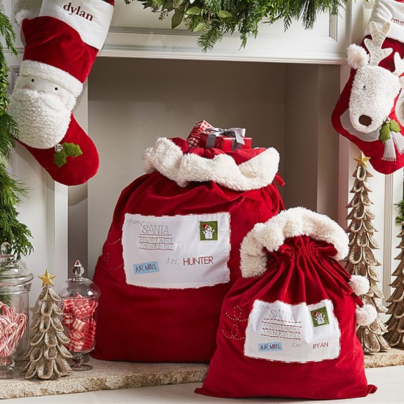 圣诞老人的魔法口袋多款圣诞束口袋礼物袋收纳袋圣诞老人的礼物袋