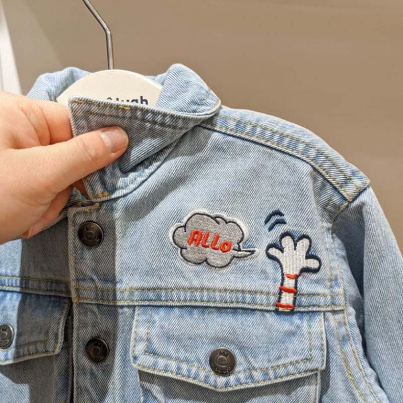 原D韩版童装儿童牛仔外套春秋款