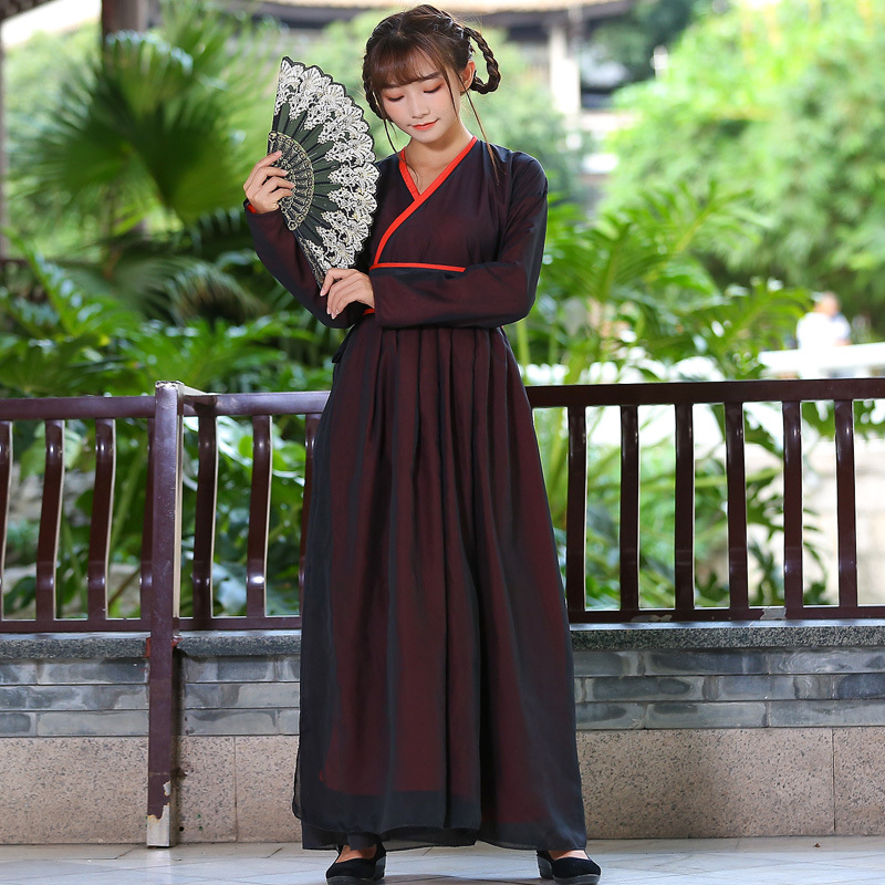 同款汉服儿童古装中国风亲子装女