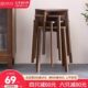 凳子家用实木方凳k小板凳大人餐桌凳圆凳木凳子沙发凳客厅茶几脚