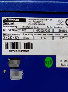 【议价】科尔摩根驱动器S60100