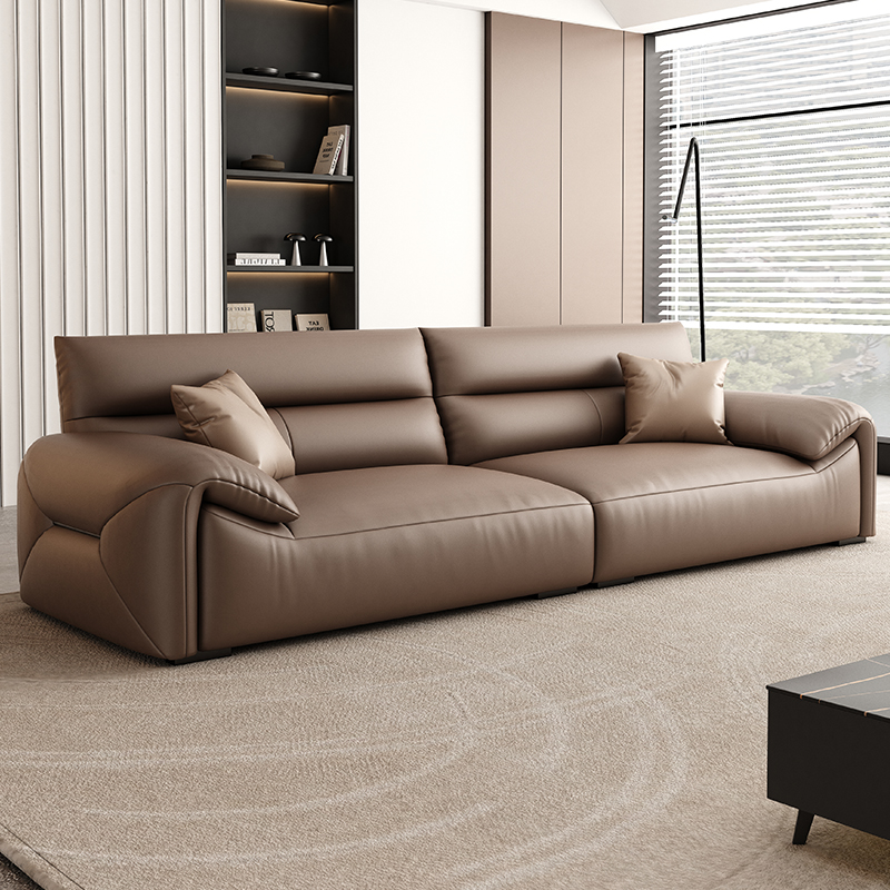 真皮办公室沙发商务接待大厅会客区洽谈办公沙发简约现代茶几组合