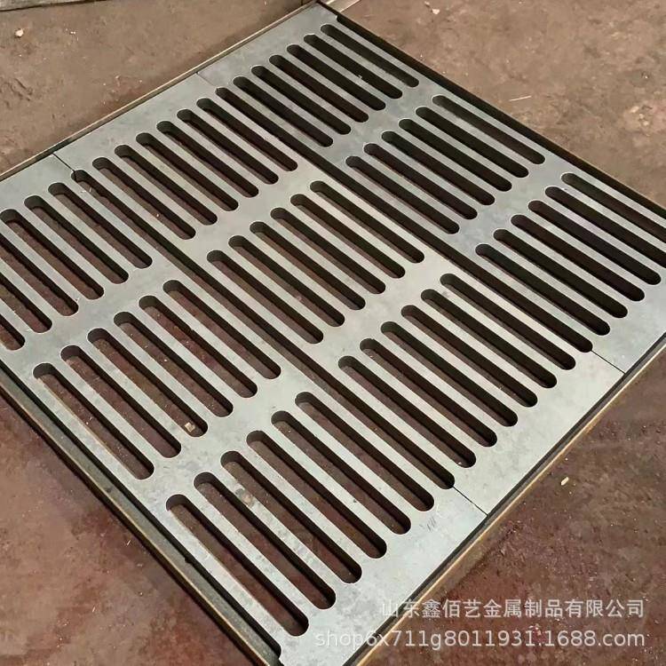 重型铸钢密闭井盖雨水篦子D400承压能力强抗腐蚀铸造