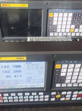 帝恩斯三轴铣床系统980MC2拆机 成色实物图 功能包好