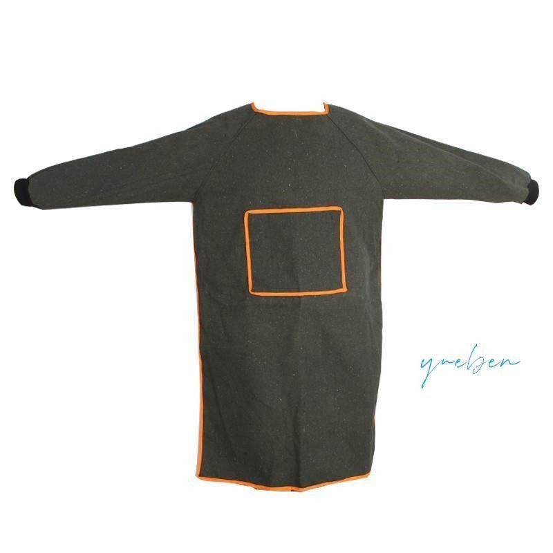 帆布反穿罩衣棉电焊工倒穿衣焊接切割劳保工作服抗火花飞溅围裙,居家日用,防护服,淘宝优惠券,粉丝福利购,淘宝优惠卷