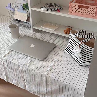 韩系ins风轻奢简约高级感书桌布茶几保护垫布家居床头柜遮丑盖布