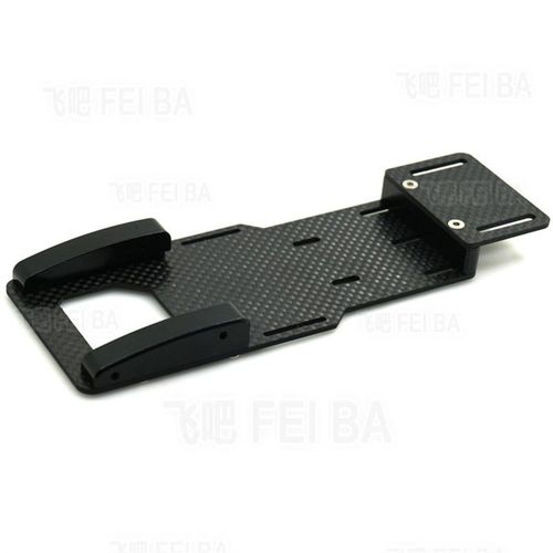 Axial SCX10 90046降低重心电池支架 炭纤维电池板 扩容板