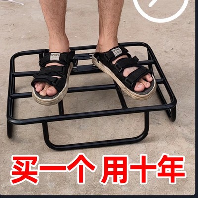 电动车货架外卖箱车架固定底架车载架加粗外卖架美团通用铁架子