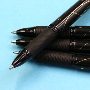 1.0mm笔芯全针管商务办公签字专用 0.7 奥博 超大容量速干盖帽0.5